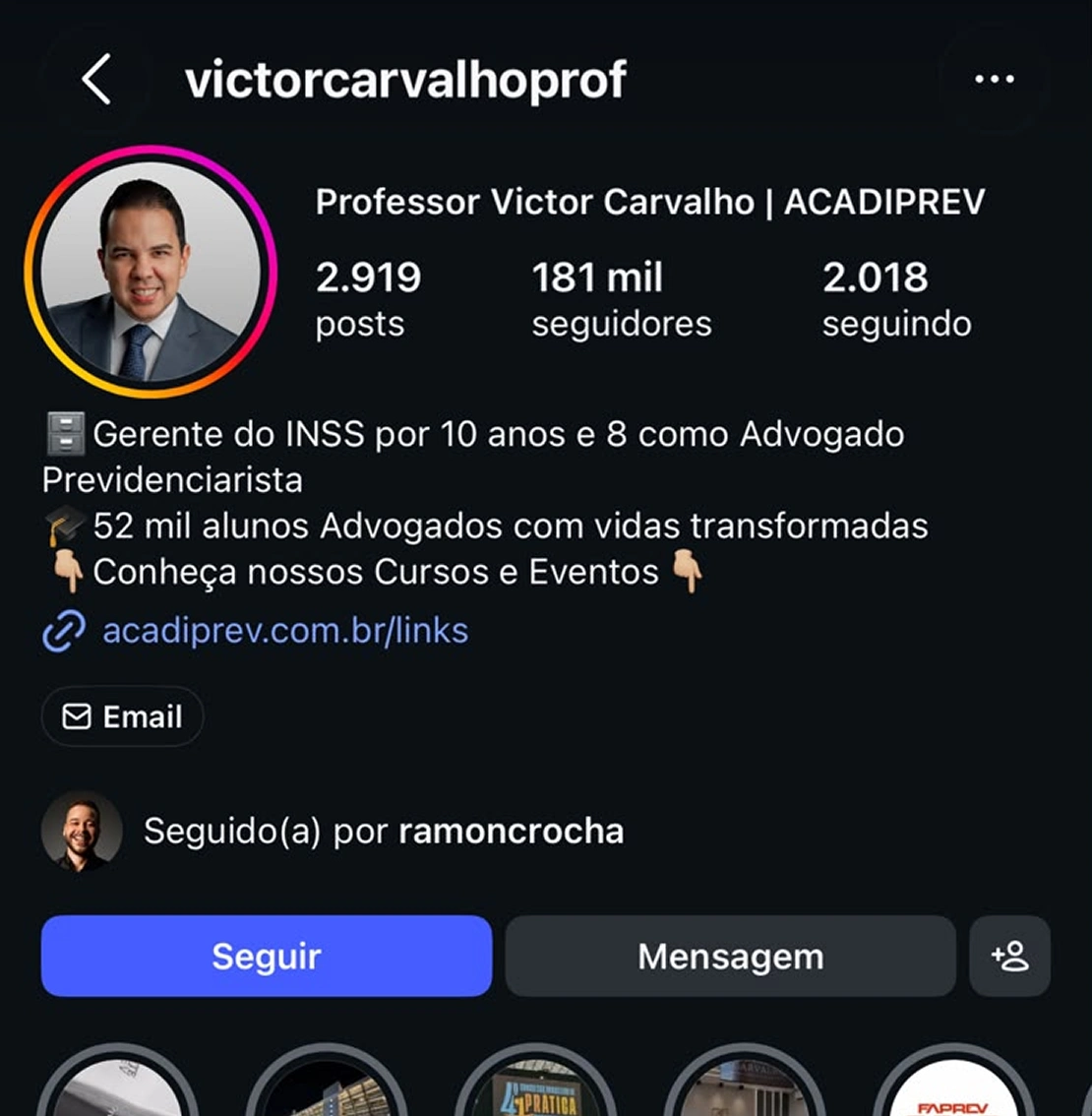 Perfil IG 01